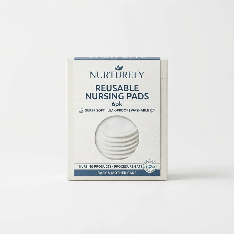 Reusable Nursing Pads 6pk