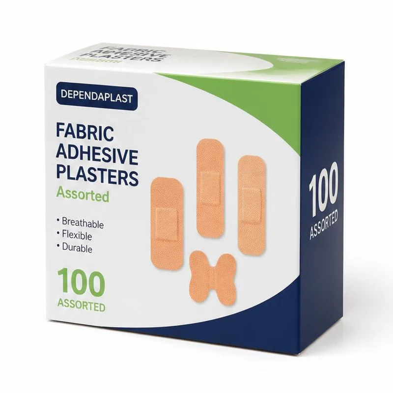 Assorted Fabric Plasters 100ct