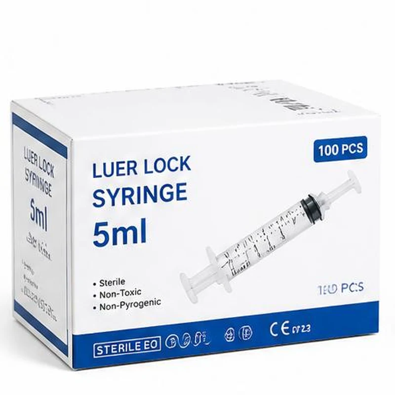 Luer Lock Syringes 5ml 100ct