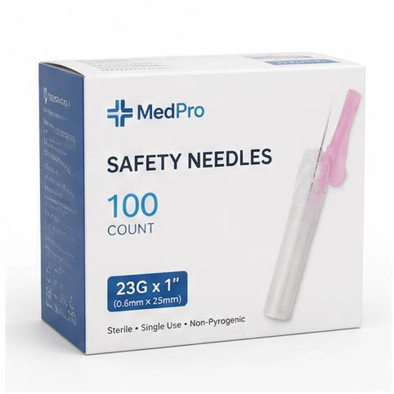Safety Needle Pack 100ct