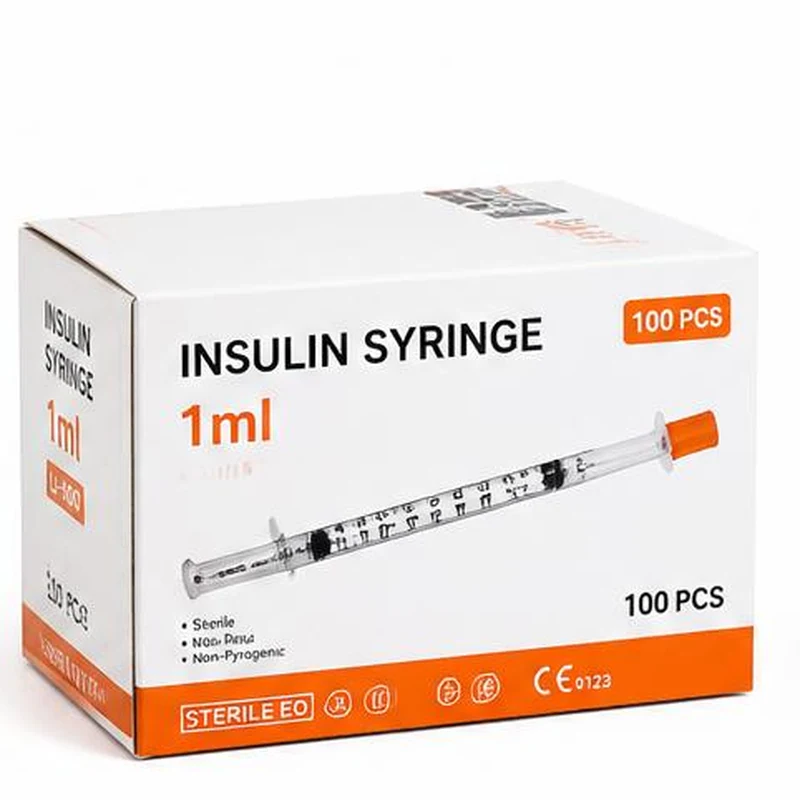 Insulin Syringes 1ml 100ct