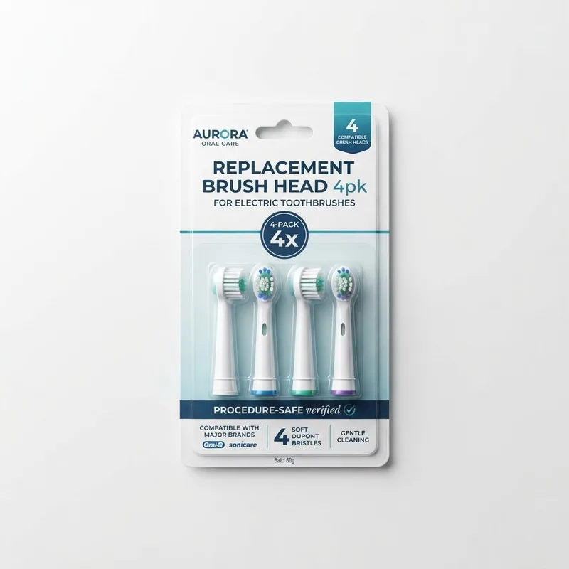 Replacement Brush Head 4pk