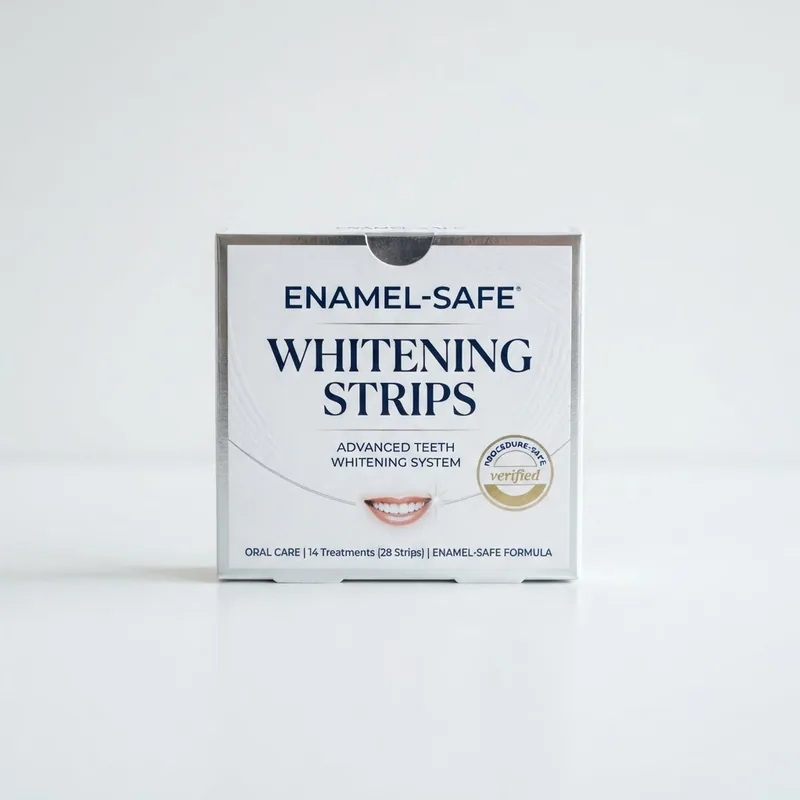 Enamel-Safe Whitening Strips