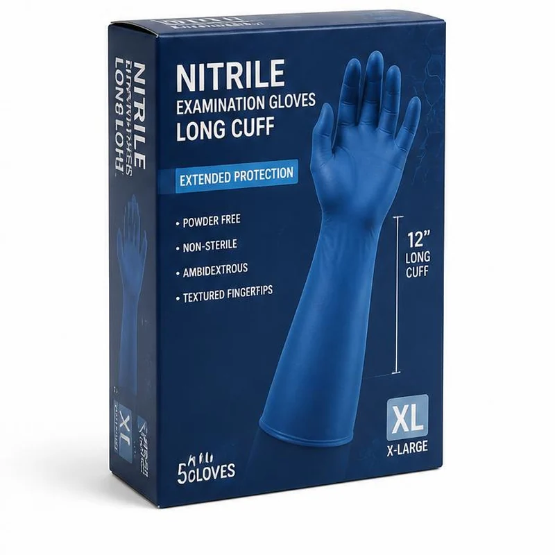 Long Cuff Nitrile Gloves