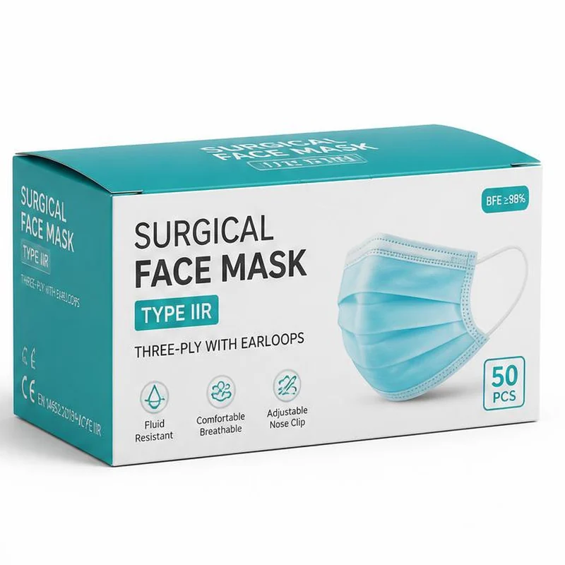 Type IIR Surgical Masks 50ct