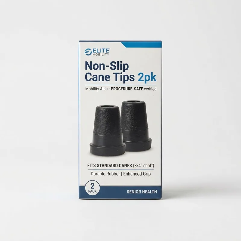 Non-Slip Cane Tips 2pk