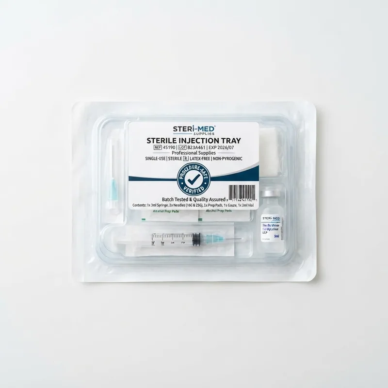 Sterile Injection Tray